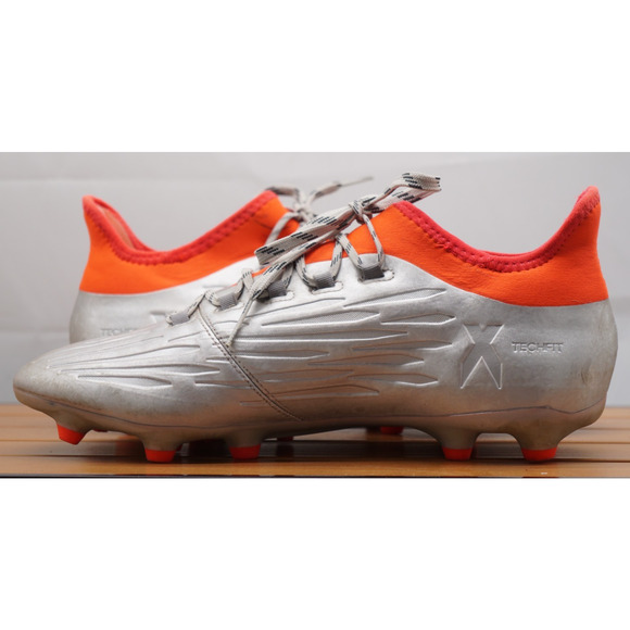 Adidas Mens Rare X 16.1 FG Cleats S81939 Silver Soccer Cleats Shoes Mens 10 - Picture 8 of 11